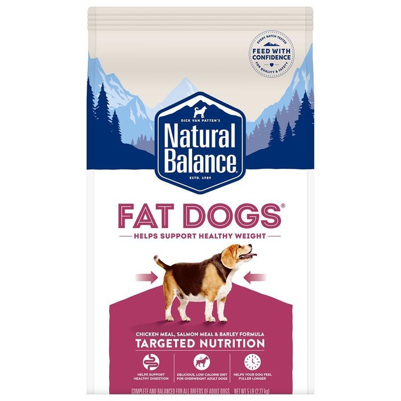 Natural Balance Targeted Nutrition Fat Dogs Low Calorie Dog Food