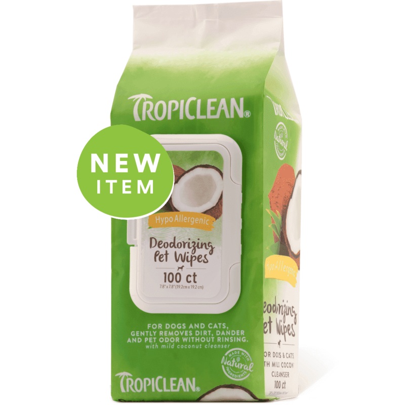 Tropiclean Hypo Allergenic Wipes