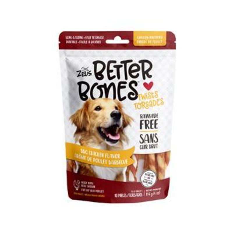 Zeus Better Bones Chicken Wrapped Twists BBQ