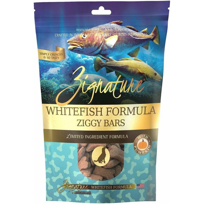 Zignature Whitefish Formula Biscuit Treats for Dogs