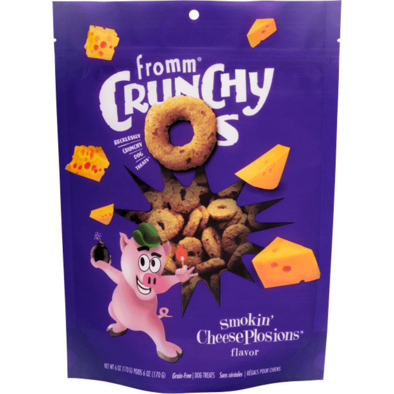 Fromm Crunchy O's Smokin' CheesePlosions Dog Treats