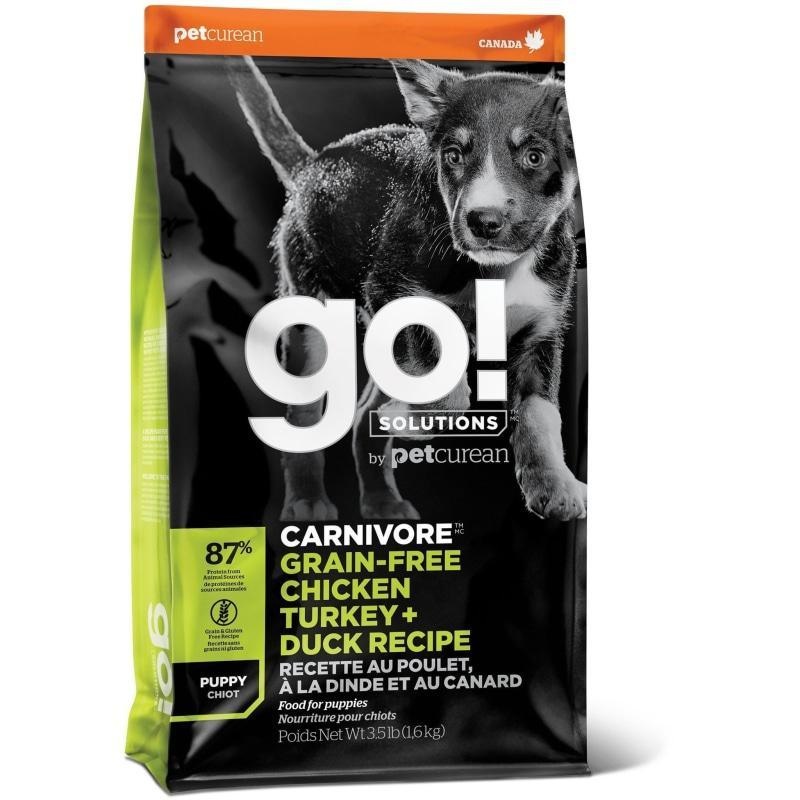 Go! Carnivore Grain-Free Chicken, Turkey + Duck Puppy Recipe for dogs