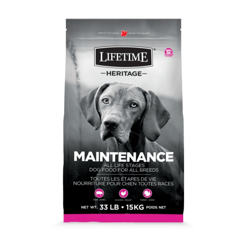 Lifetime Dog Food Heritage All Life Stages Maintenance
