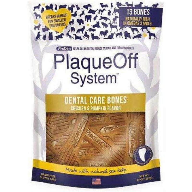 Plaque Off System Dental Chicken & Pumpkin Bones