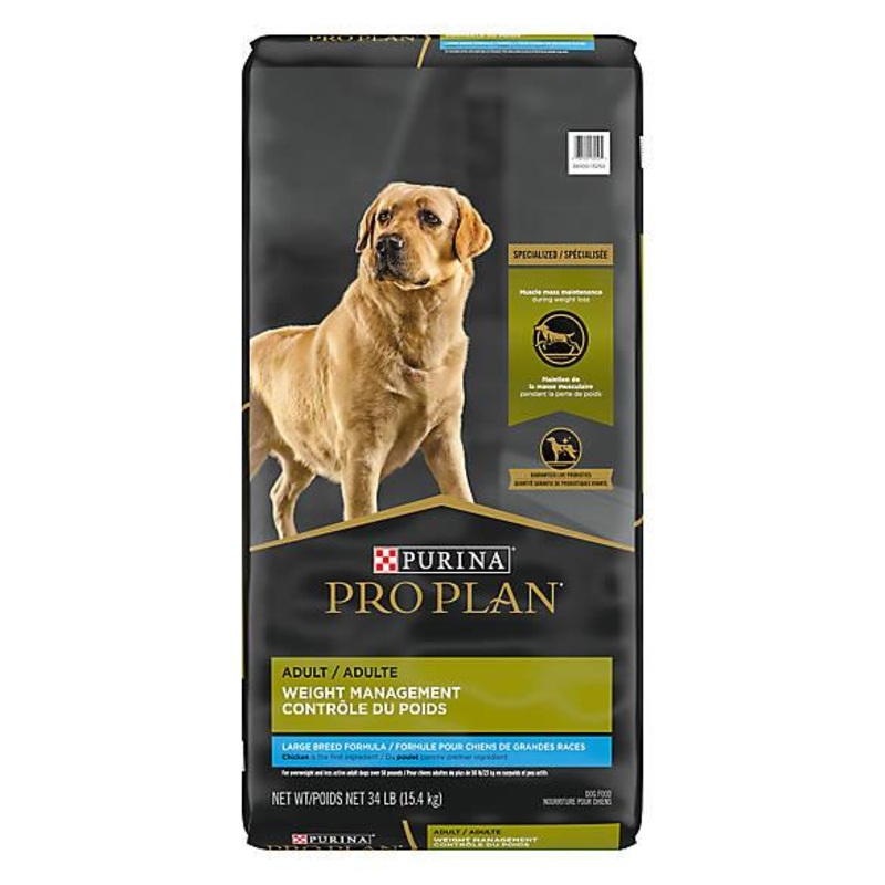 Purina Pro Plan Large Breed Weight Management Dog Food Chicken & Rice Formula