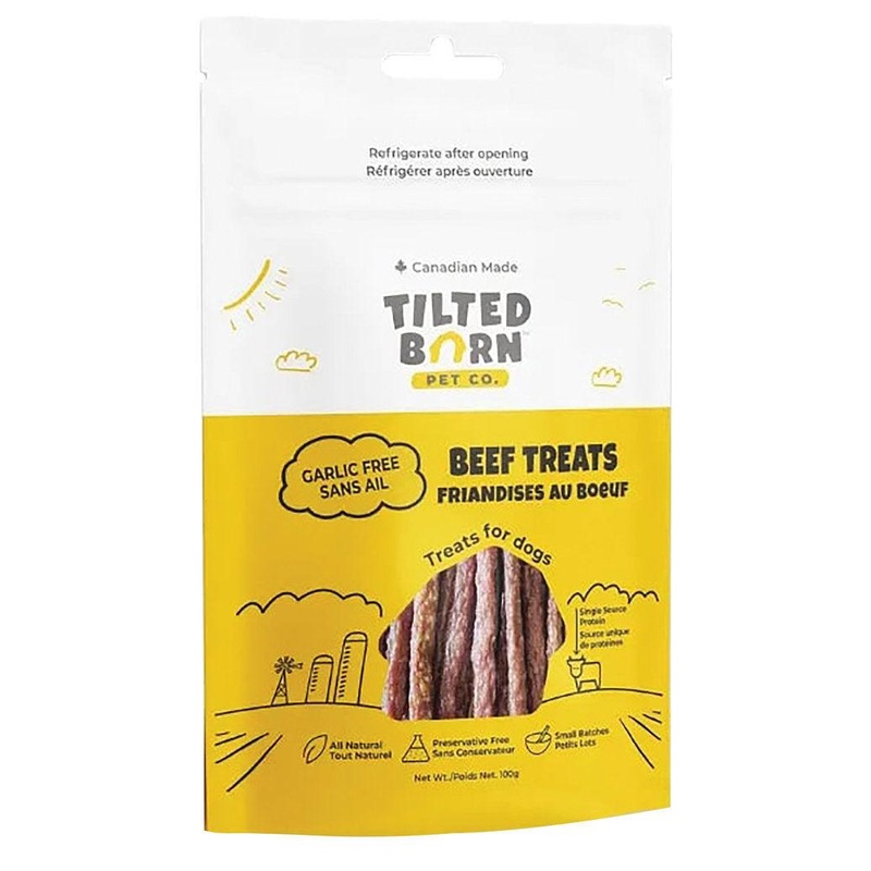 Tilted Barn Canadian Beef Dog Treats - Garlic Free