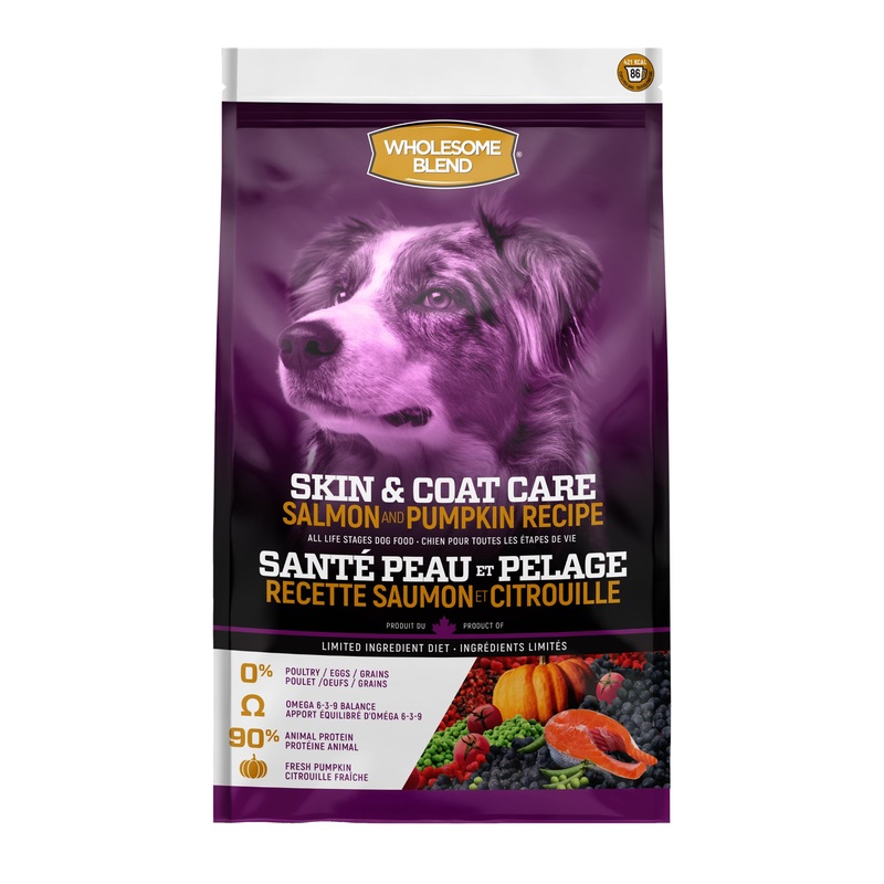 Wholesome Blend Dog Food Skin & Coat Care Salmon & Pumpkin Recipe