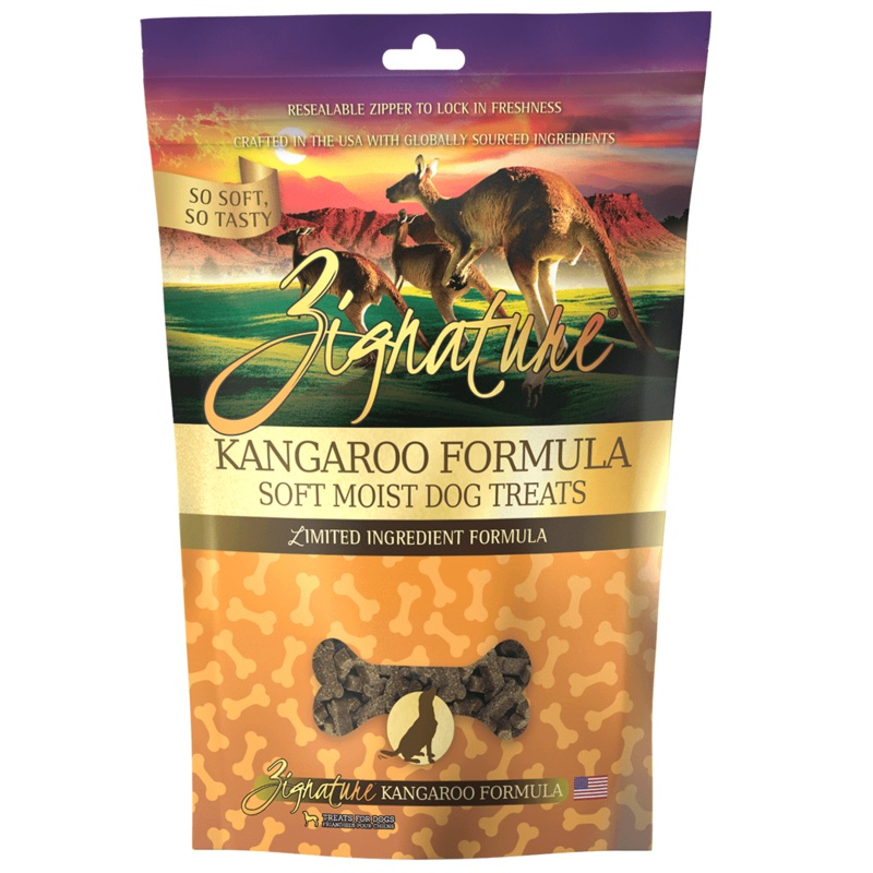 Zignature Kangaroo Formula Soft Moist Treats for Dogs
