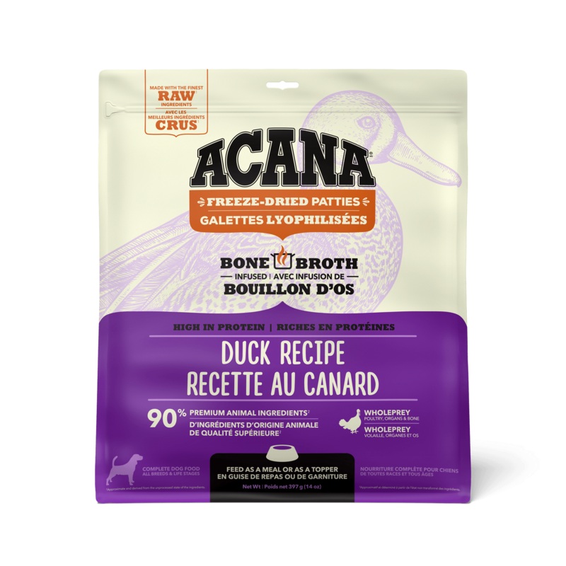 Acana Freeze-Dried Food Patties Duck Recipe