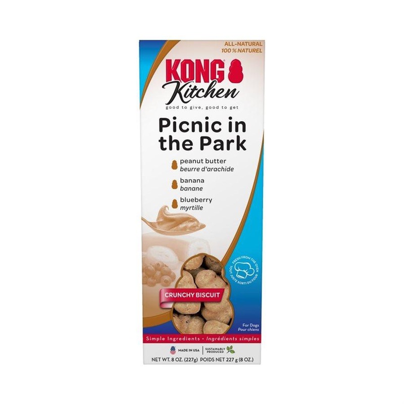Kong Kitchen Crunchy Biscuit Picnic In The Park Dog Treats