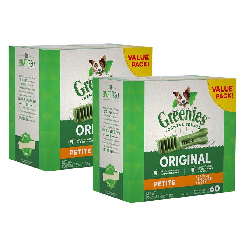 Max Value Pack: (2) Greenies Petite 1.02 Kg Boxes