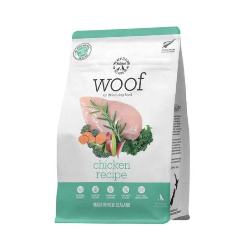 New Zealand Pet Food Woof Air Dried Food Chicken