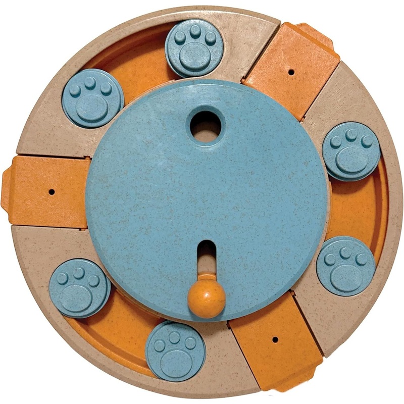 fouFIT Hide n Seek Multi-Play Turntable Puzzle Treat Dispensing Toy for Dogs