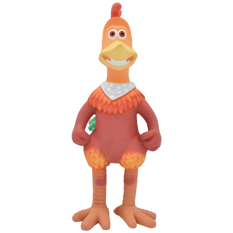 Multipet Chicken Run Rocky Latex Dog Toy