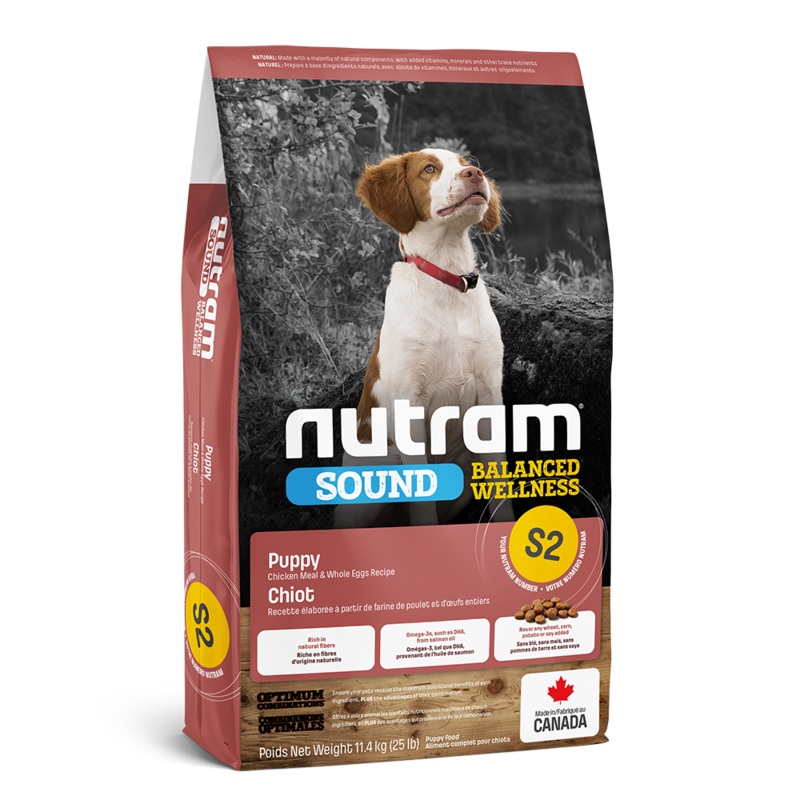 Nutram Dog Sound S2 Puppy Chicken & Whole Eggs