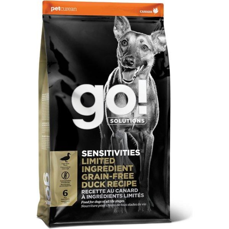Go! SensitivitiesLimited Ingredient Grain FreeDuck recipe for dogs