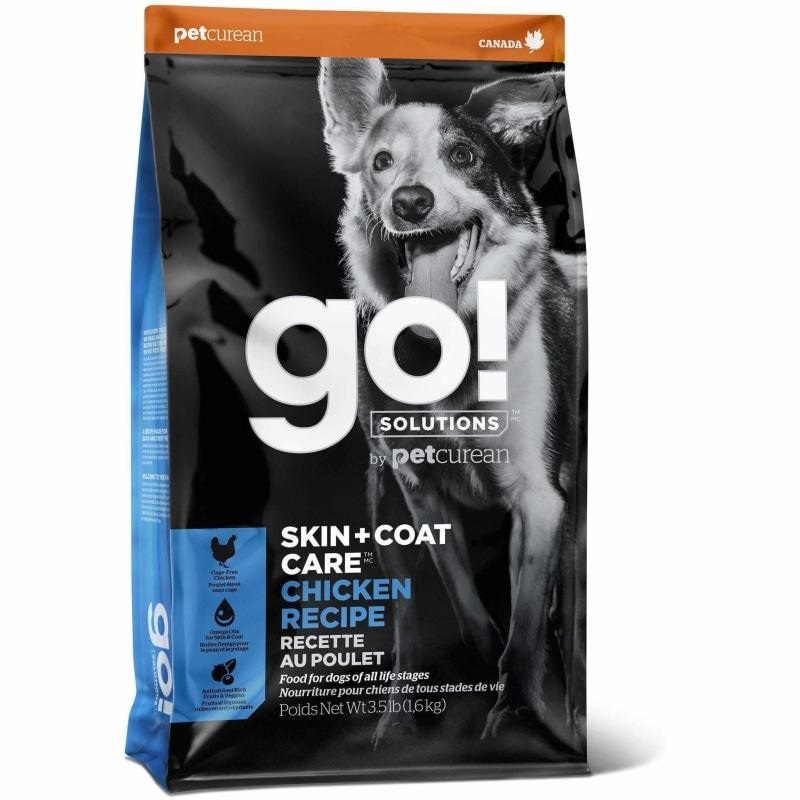 Go! Skin + Coat Care Chicken Recipe With Grains for dogs