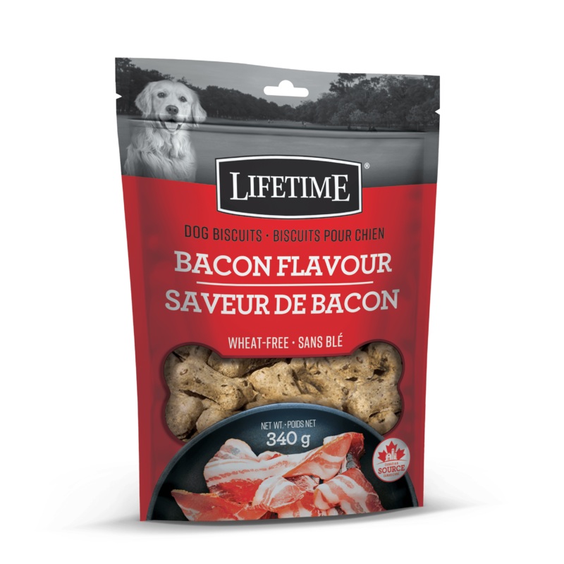 Lifetime Bacon Flavour Dog Biscuits