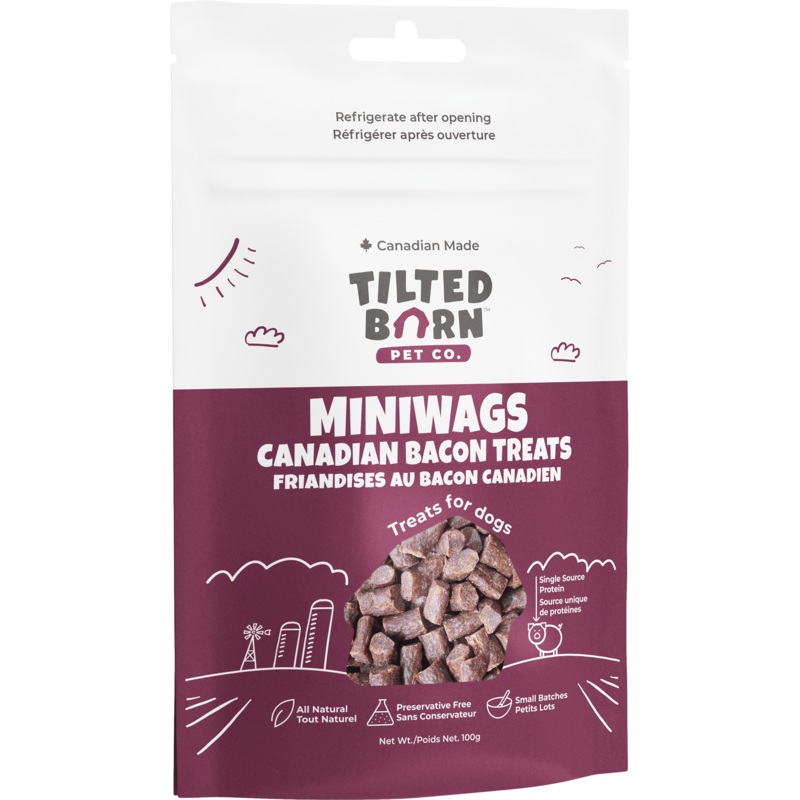 Tilted Barn MiniWags Canadian Bacon Dog Treats