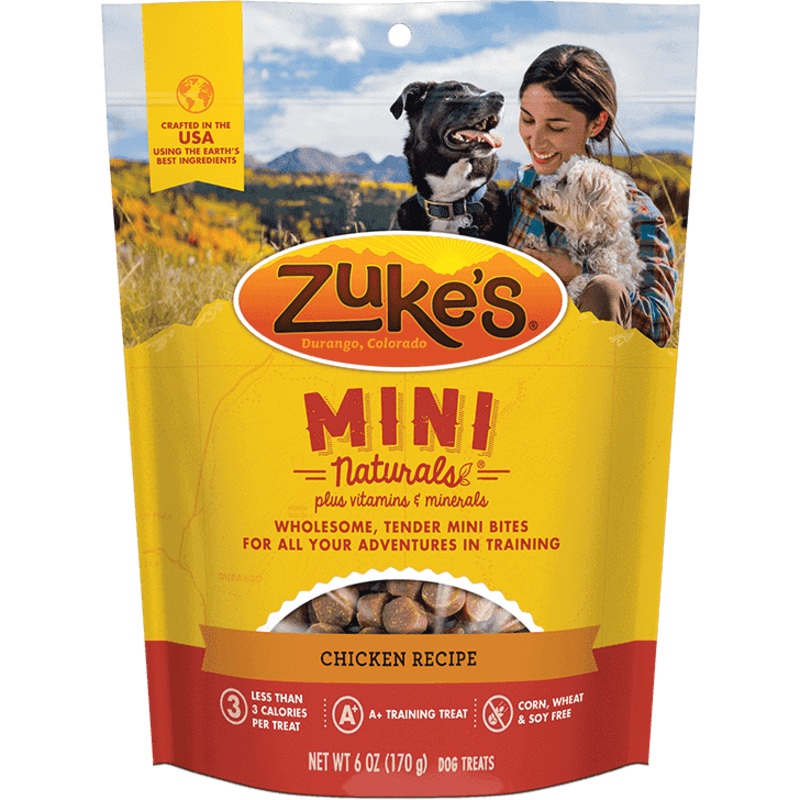 Zukes Dog Treats Mini Naturals Chicken