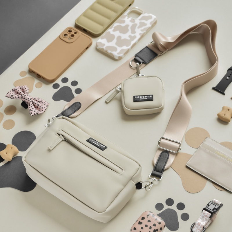 Dog Walking Caramel Latte Bag Bundle - Caramel Latte