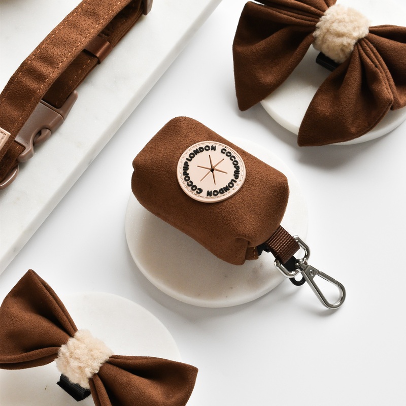 Brown Aviator Poop Bag Holder