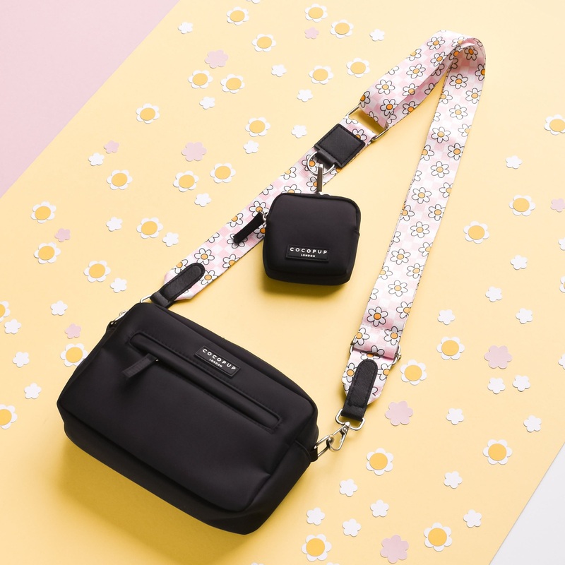 Dog Walking Black Bag Bundle - Daisy Gingham Rave