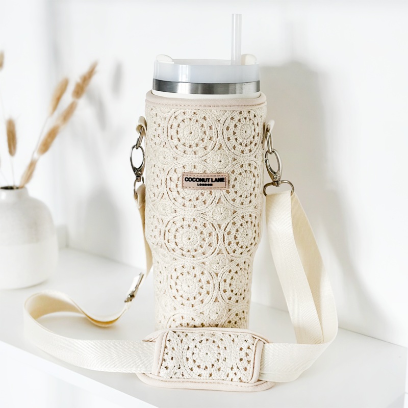 Festival Crochet Case Tumbler Carry Case by Coconut Lane