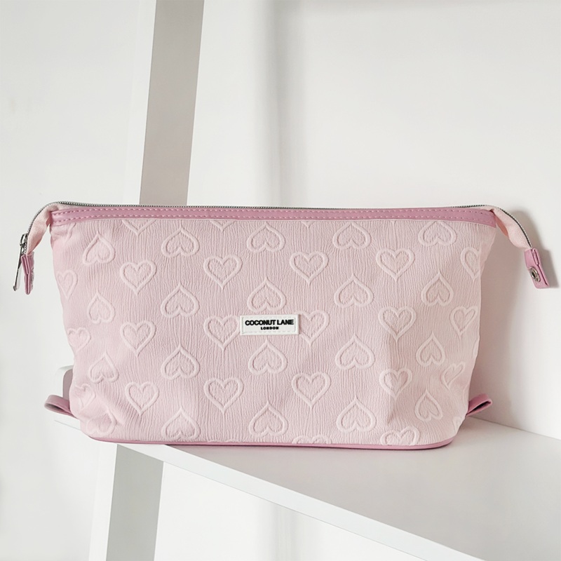 Baby Pink Heart Magic Lifestyle Pouch - By Coconut Lane