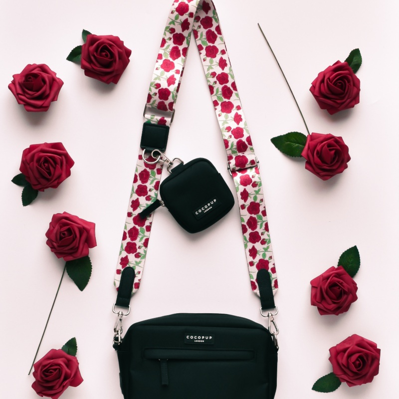 Dog Walking Black Bag Bundle - Barkquet of Roses