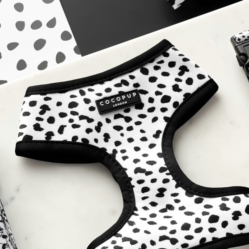 Monochrome Spots Adjustable Neck HARNESS