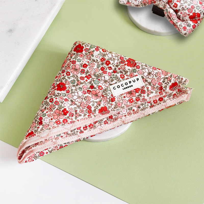 Quilted Cute Flowers Bandana