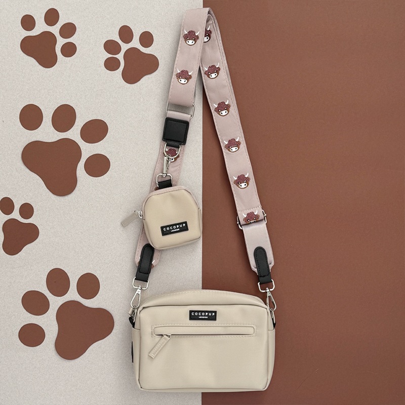 Dog Walking Caramel Latte Bag Bundle - Harold the Highland Cow