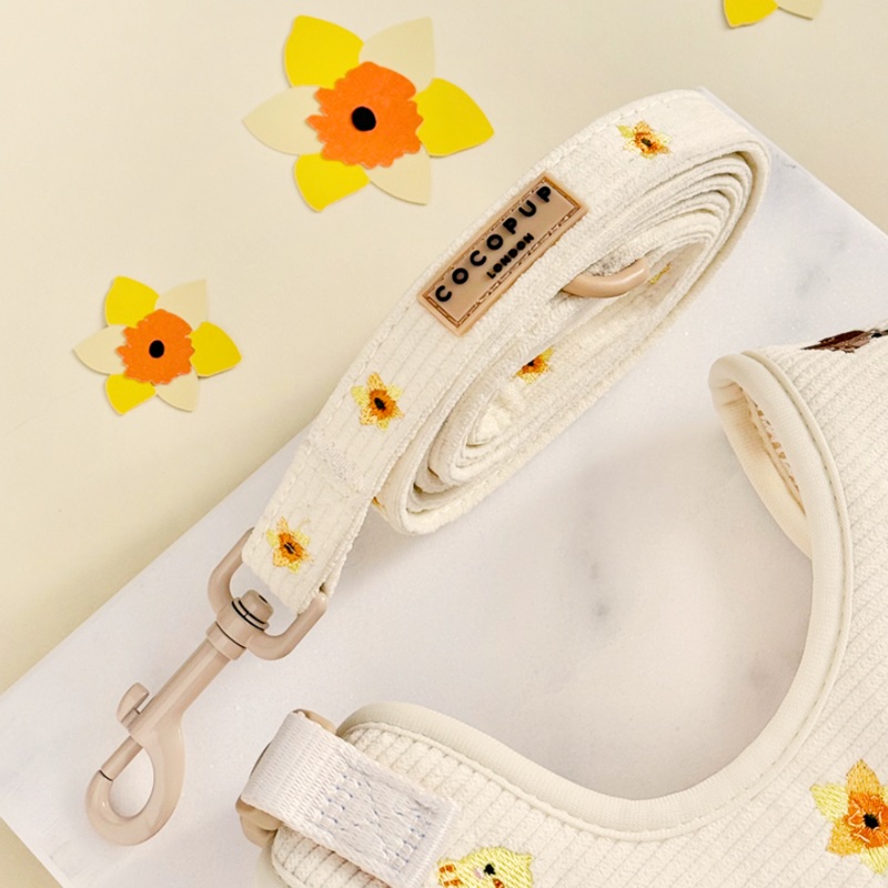 Embroidered Woodland Walkies Lead