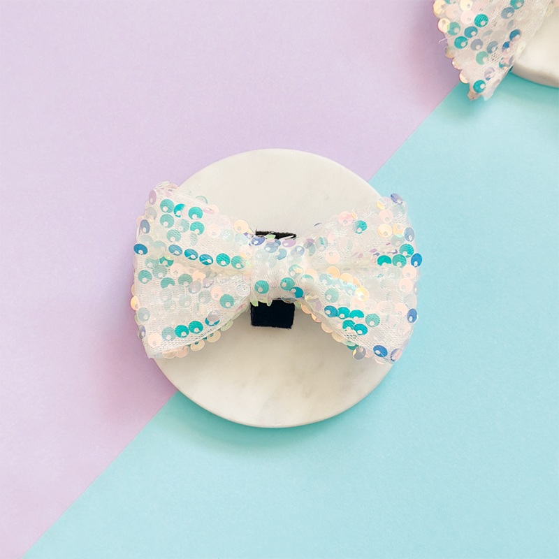 LUXE Party Holographic Sequin Bow Tie