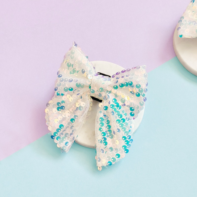 LUXE Party Holographic Sequin Sailor Bow Tie