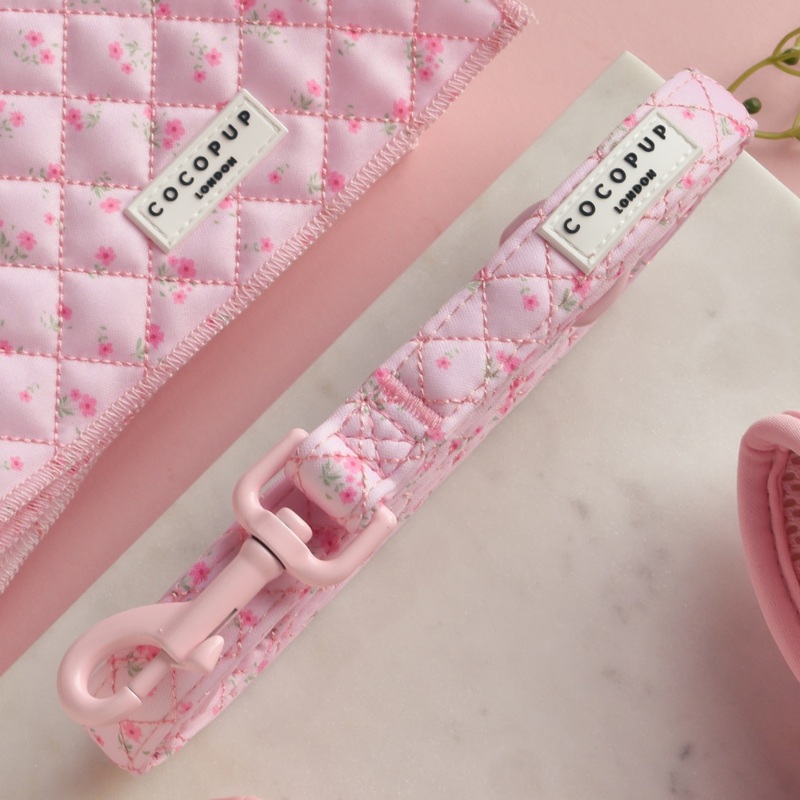 Quilted Ditsy Floral Pink Lead