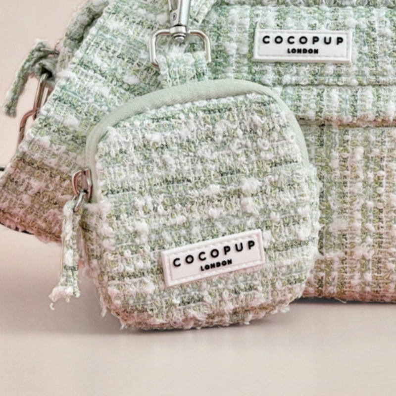 Treat Pouch - Matcha Textured Tweed