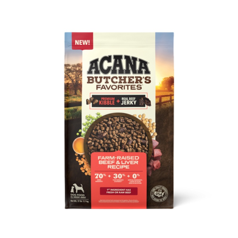 Acana Butcher's Favorites, Farm-Raised Beef & Liver Recipe Dry Dog Food