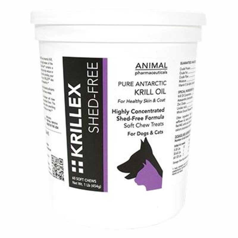 Krillex Shed Free Soft Chews for Cats & Dogs