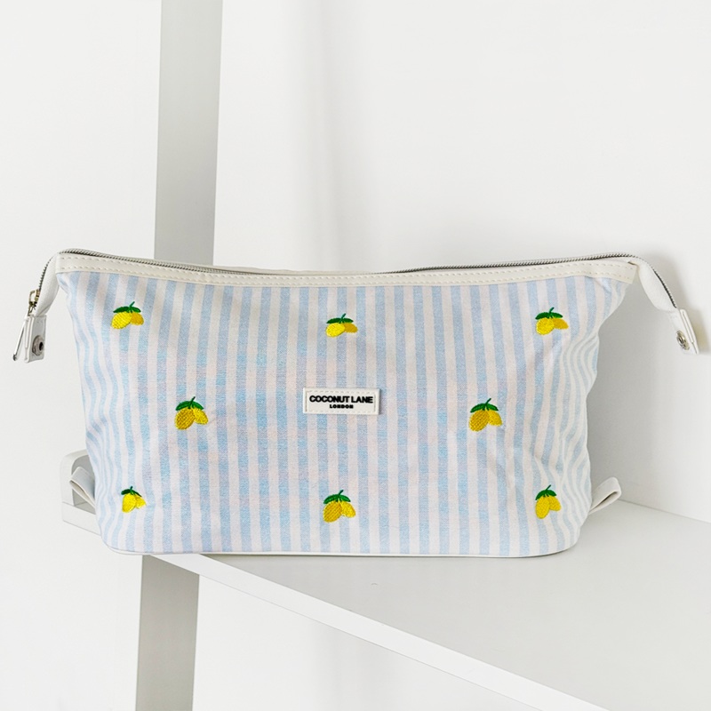Living La Vida Lemon Magic Lifestyle Pouch - By Coconut Lane