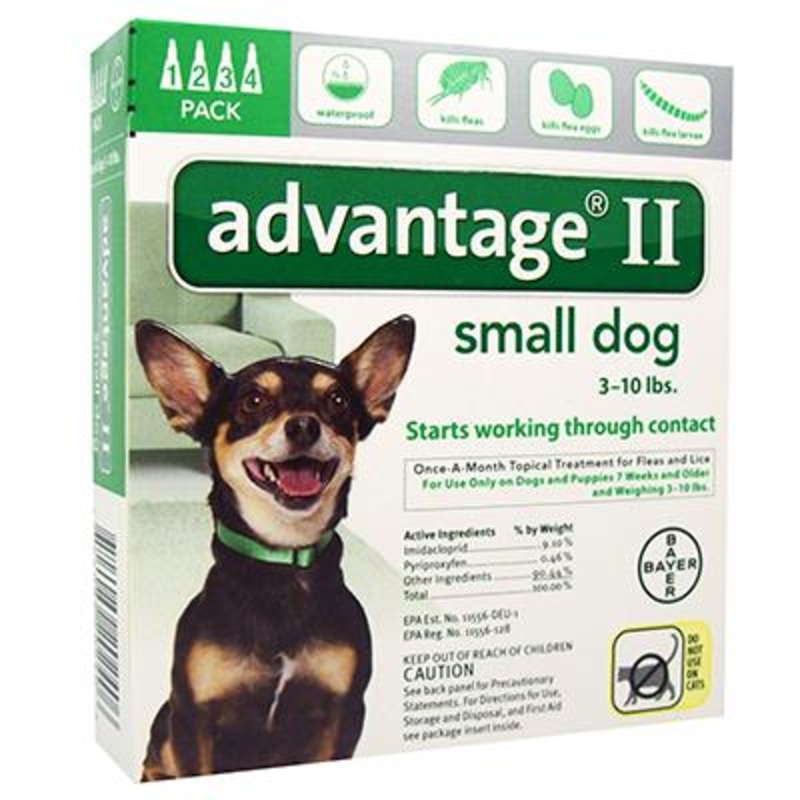 Advantage II for Dogs - 4 months