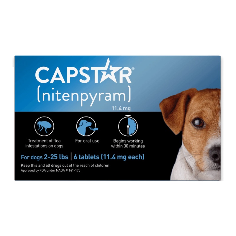 Capstar Flea Oral Treatment for Dogs 2-25lbs