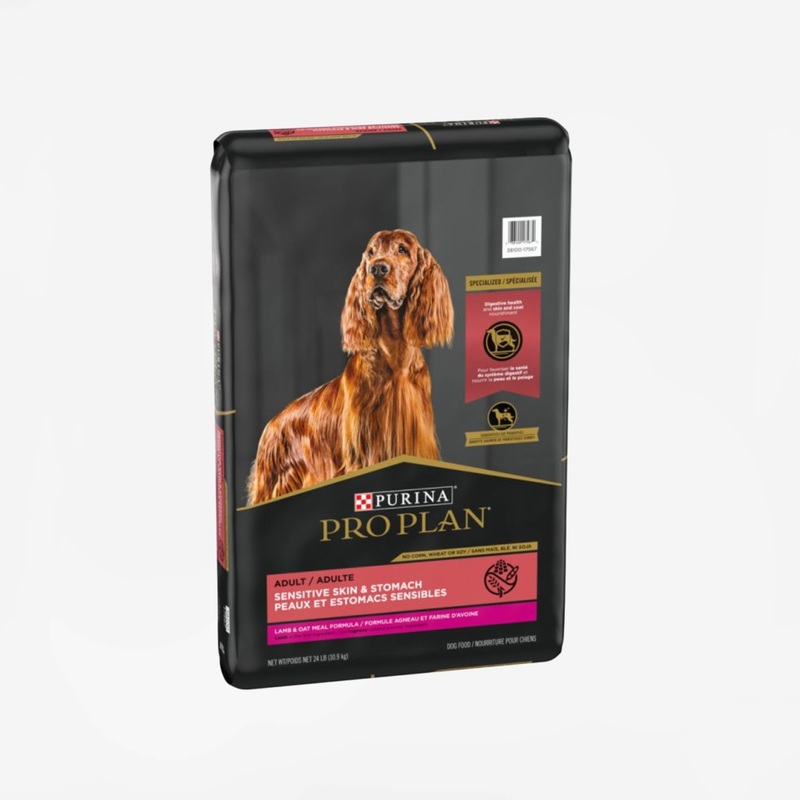 Purina Pro Plan Adult Sensitive Skin & Stomach Lamb & Oat Meal Formula