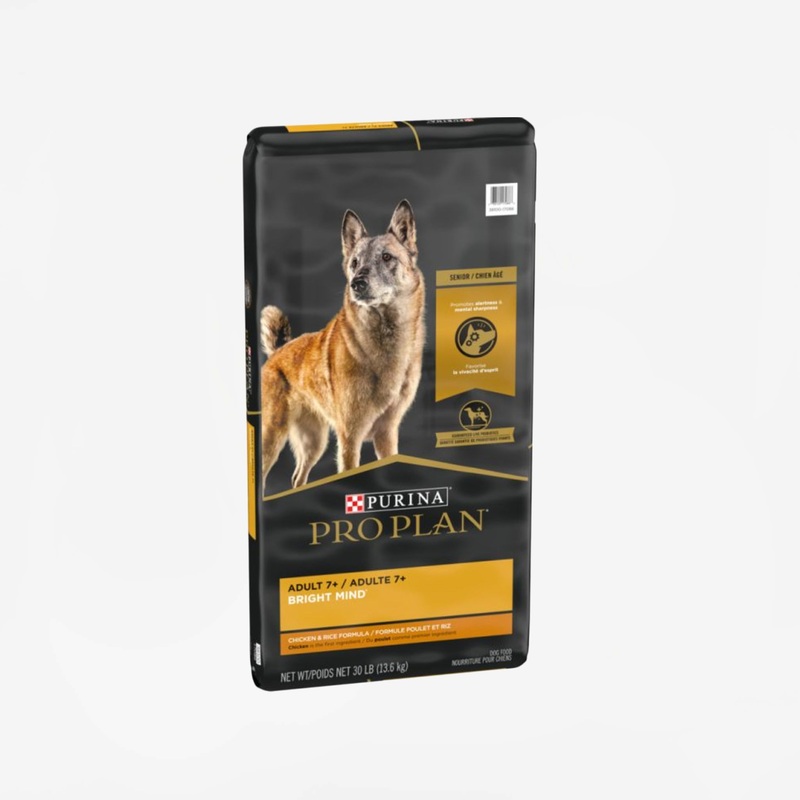 Purina Pro Plan Bright Mind Adult 7+ Chicken & Rice Formula Dog Food