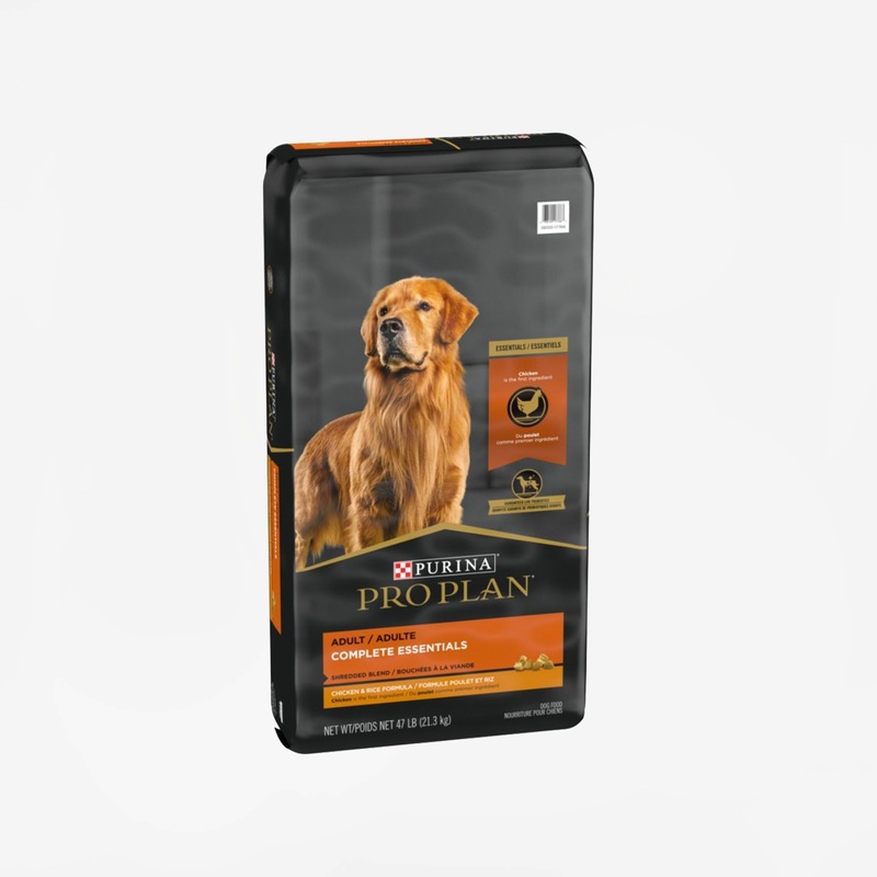 Purina Pro Plan Complete Essentials Adult Shredded Blend Chicken & Rice Dog Food