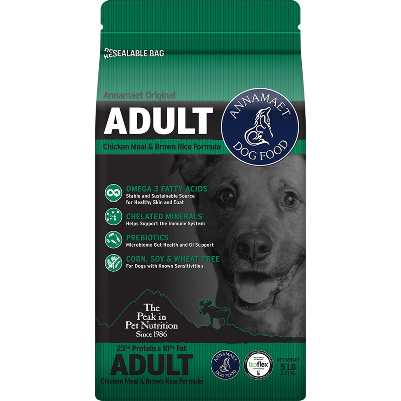 Annamaet Adult Dog Formula 23% pritein Chicken 25lb