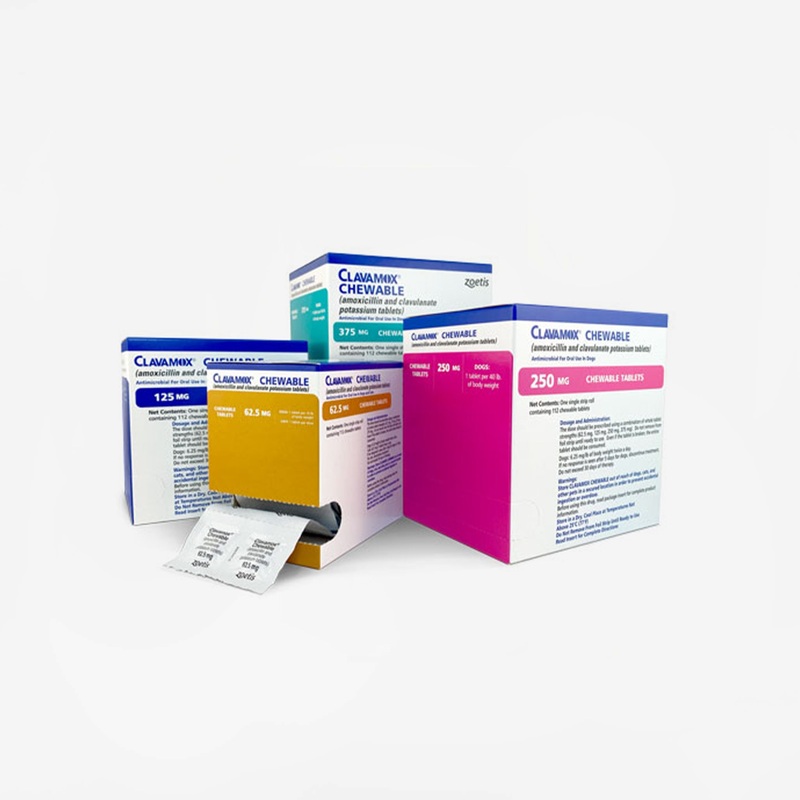 Clavamox (chewable tablet) (Rx)