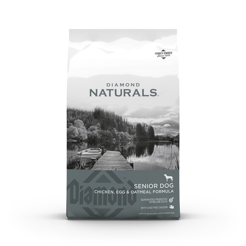 Diamond Naturals Senior Dry Dog Food, 18 Lb