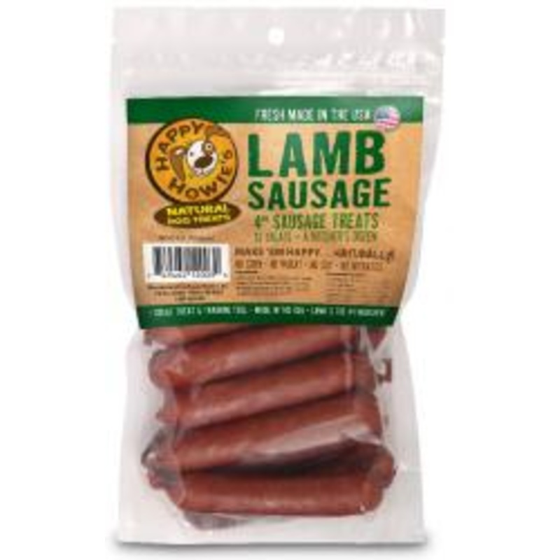 Happy Howies Dog Treat 4in Sausage 13pk Lamb